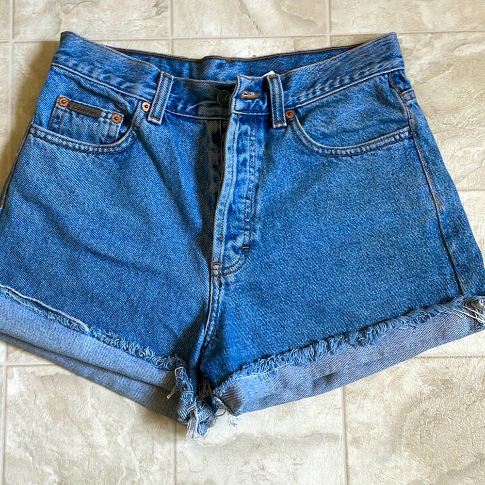 Calvin Klein Light Wash Jean Shorts